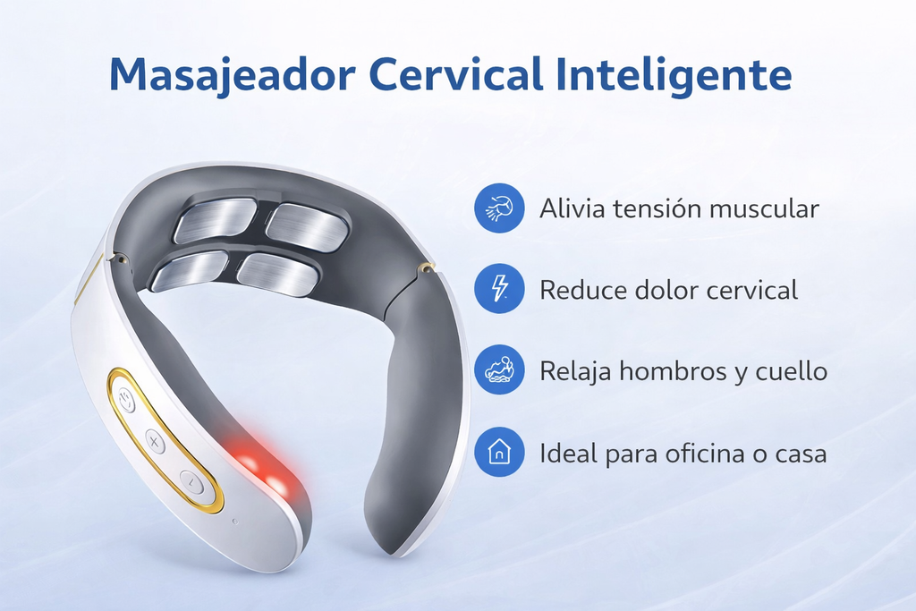 Masajeador Cervical Inteligente - Alivió de tensión y relajación profunda