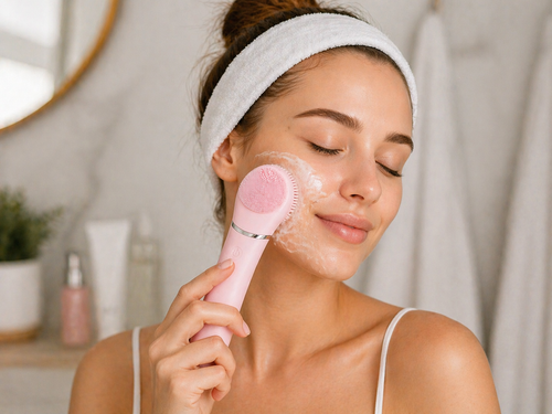 Cepillo Facial Eléctrico de Limpieza Profunda – Piel Suave y Radiante