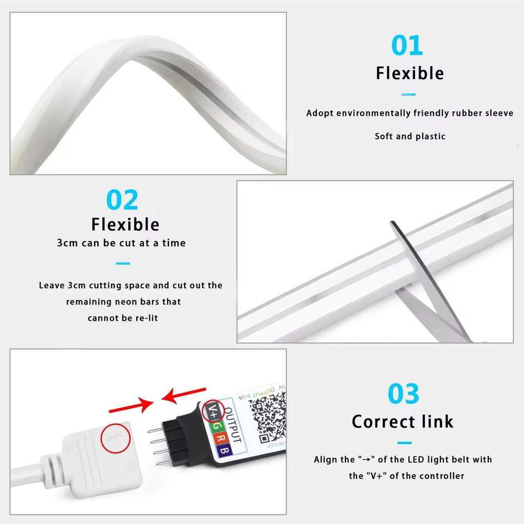 Luces LED Ambiente RGB – Ilumina tu Espacio con Estilo