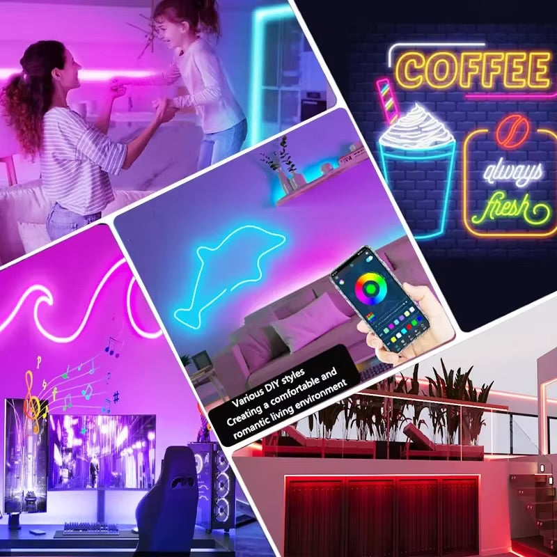 Luces LED Ambiente RGB – Ilumina tu Espacio con Estilo